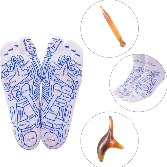 Foot Massage Socks & Guasha