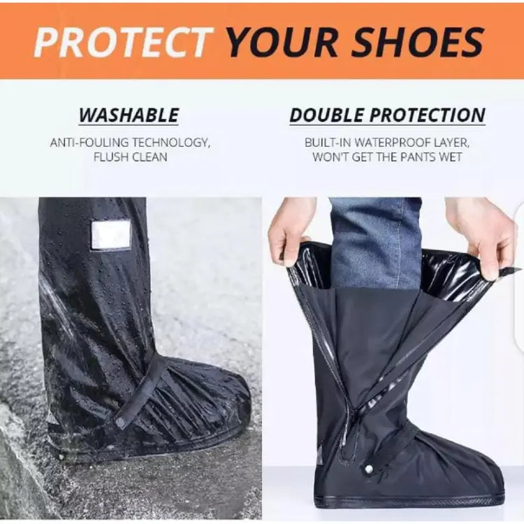 Waterproof & Long Rain Shoe Covers