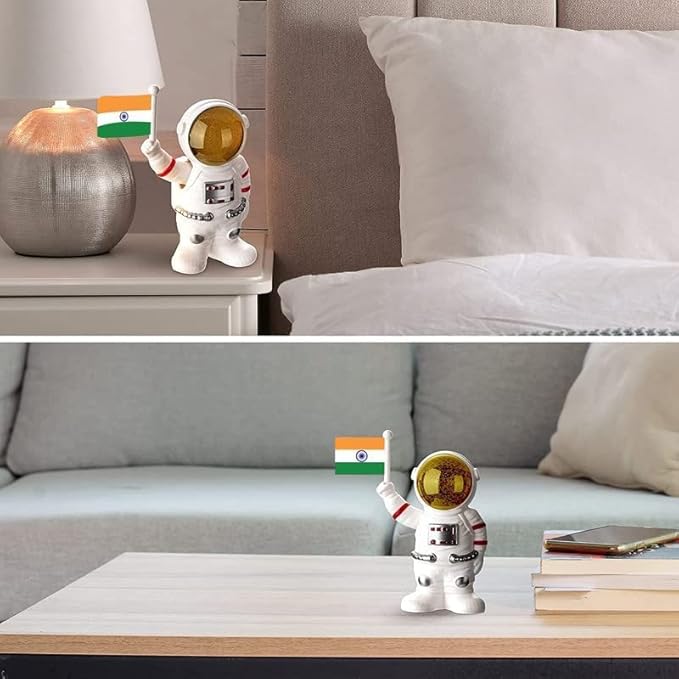 Astronaut with Indian flag for Car