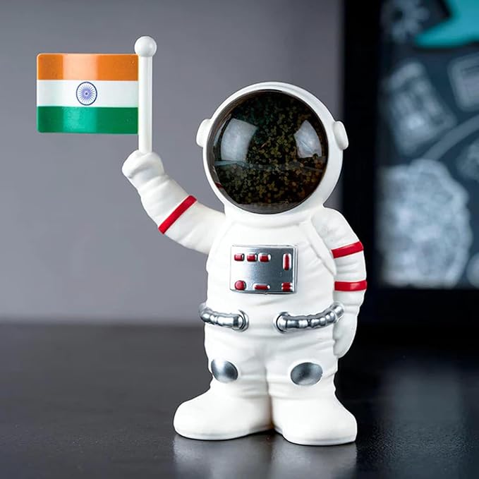 Astronaut with Indian flag for Car