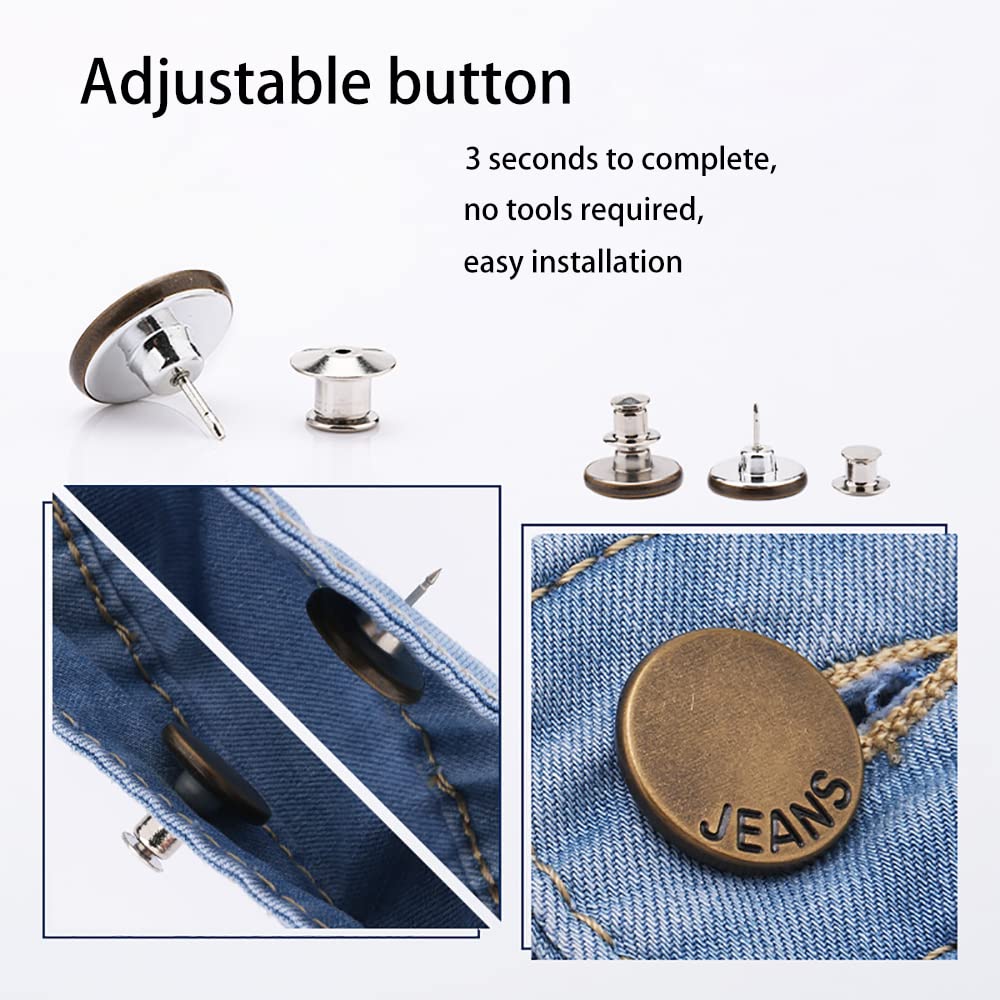 Adjustable Button Pins ( Multi-design )
