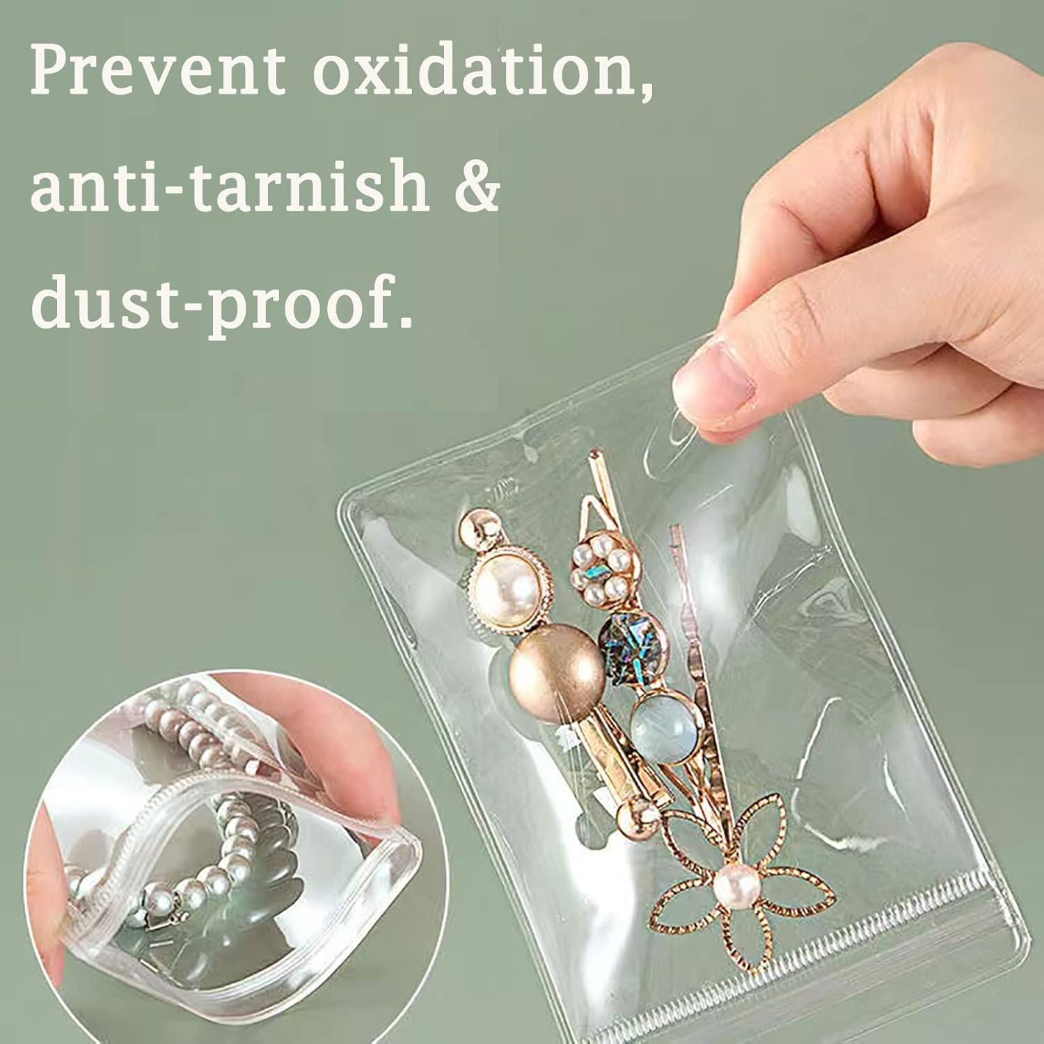 Transparent Jewelry Storage Book