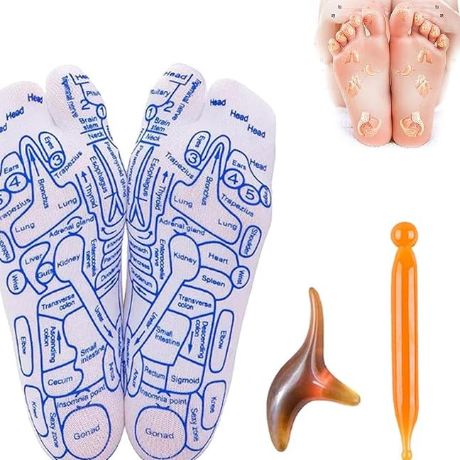 Foot Massage Socks & Guasha