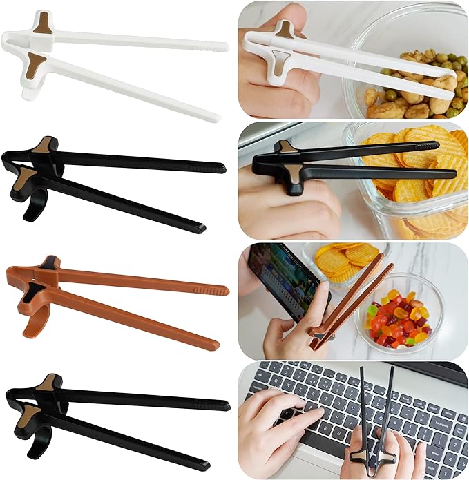 Finger Chopsticks for Snacks (Pack of 4)