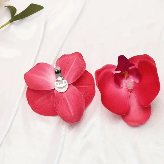 Elegant Orchid Clips for Heels