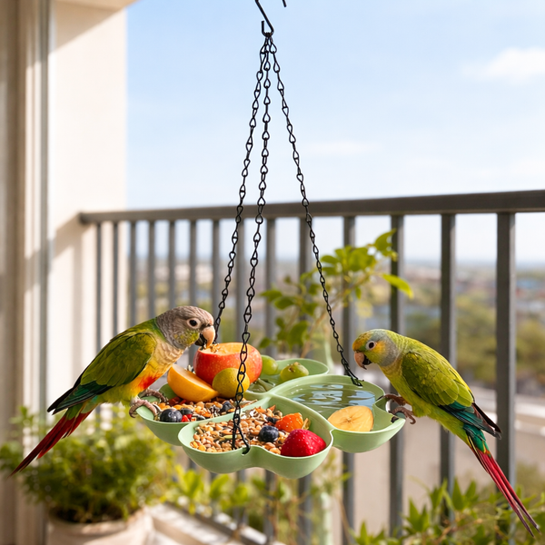 Multi Section Hanging Bird Feeder