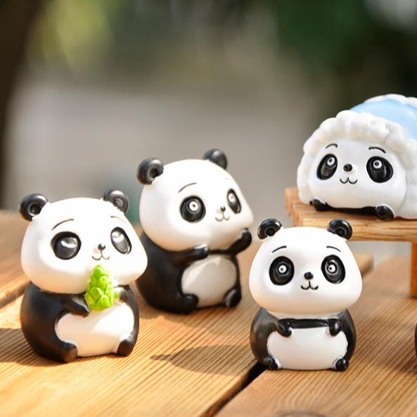 Cartoon Panda Figure Home Living Decor