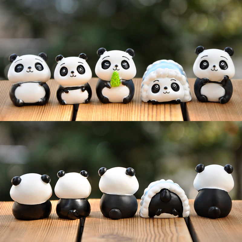 Cartoon Panda Figure Home Living Decor