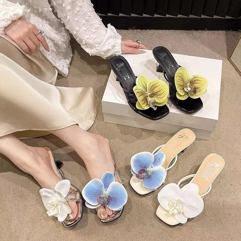 Elegant Orchid Clips for Heels