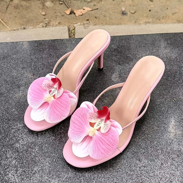 Elegant Orchid Clips for Heels