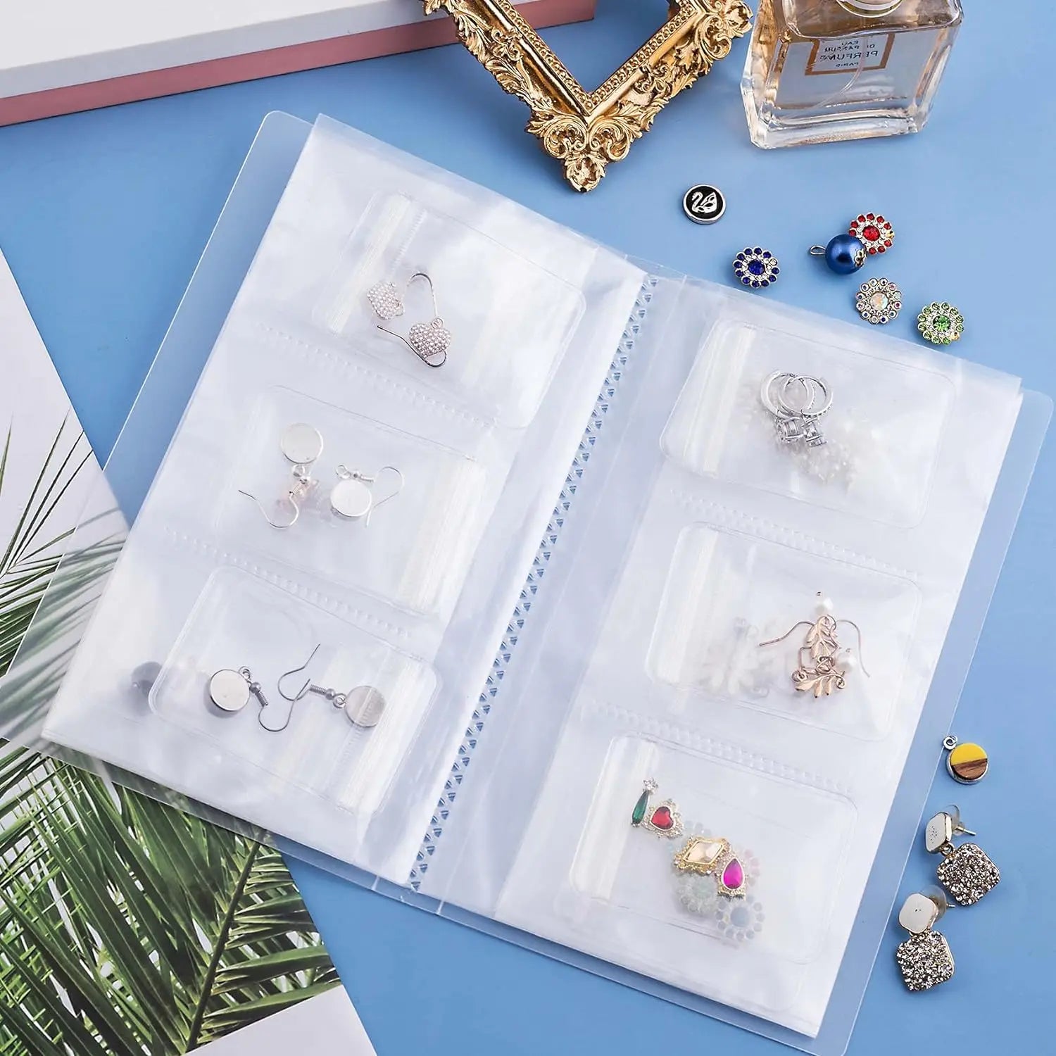 Transparent Jewelry Storage Book