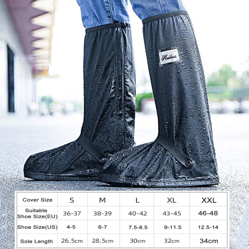 Waterproof & Long Rain Shoe Covers