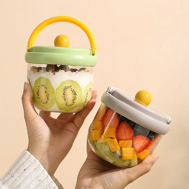 Salad jar design