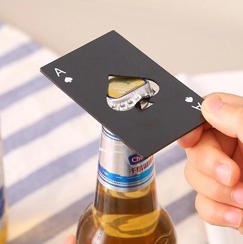 Creative Stainless Steel Poker Card Ace Bottle Opener