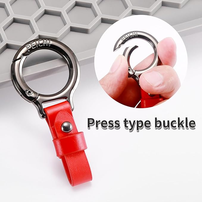 Press Buckle Car Keychain