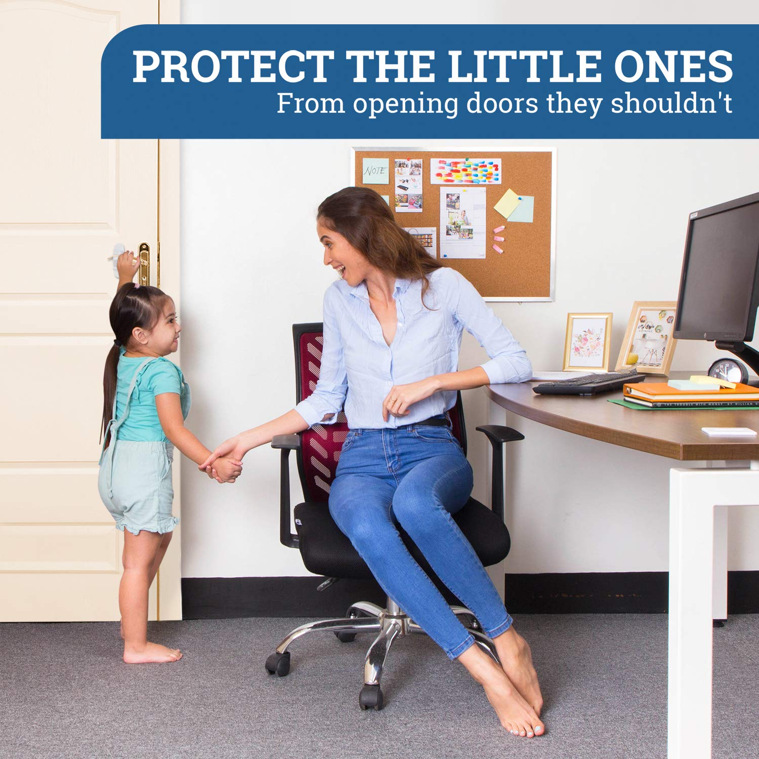 Home Door Lever Lock Children Safety Protection
