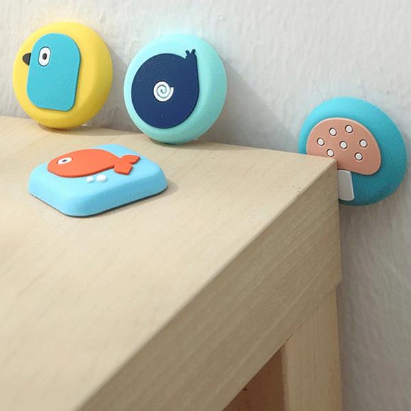 Cartoon silicon door stopper for wall safety (MULTI DESIGN)