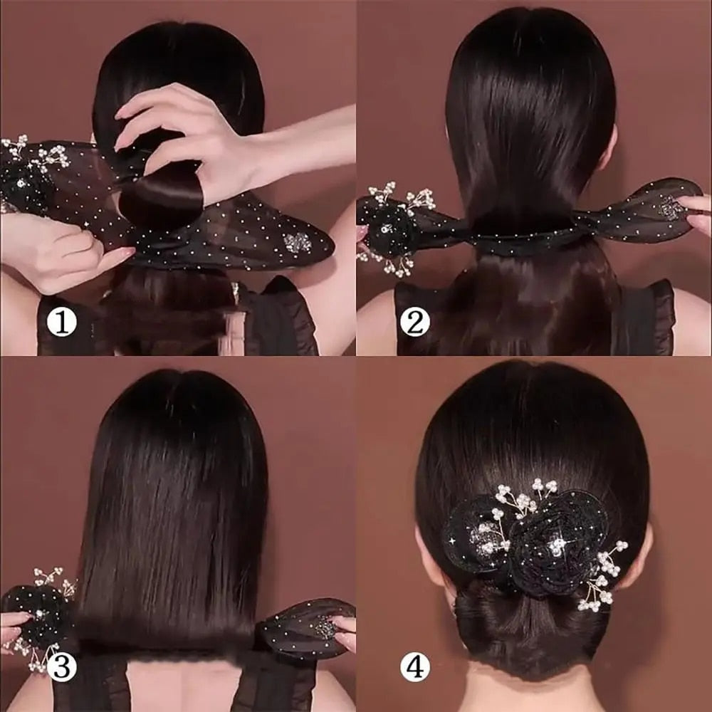Flower Hair Twister Clip (MULTICOLOR)